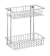 WENKO - Etagère 2 niveaux droite Classic chromée - vignette