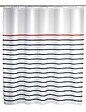 WENKO - Rideau de douche 180x200 cm Marine blanc - vignette