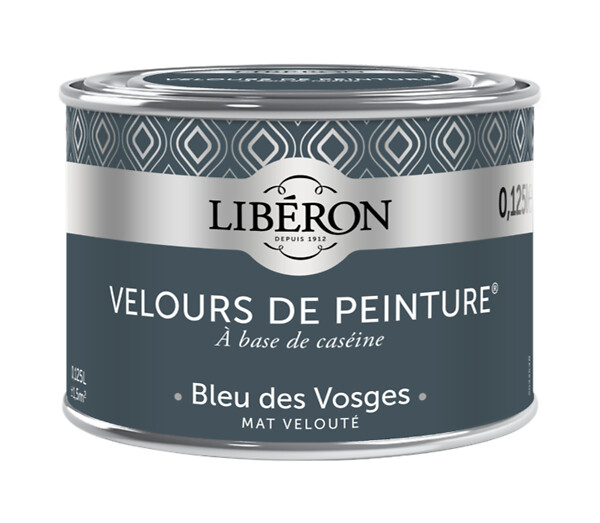 LIBERON - Velours de peinture - Bleu des Vosges - Mat - 125ml - large