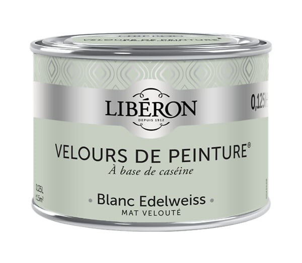LIBERON - Peinture murale Velours - Blanc edelweis - 125ml - large