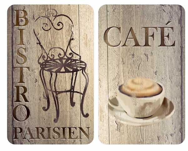 WENKO - Plaques de protection universelle - Bistrot - 2 pièces - large
