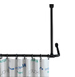 WENKO - Support barre d.douche univers.57cm noir - vignette