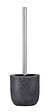 WENKO - Porte-balai WC Puro anthracite Polyrésine 37cm - vignette