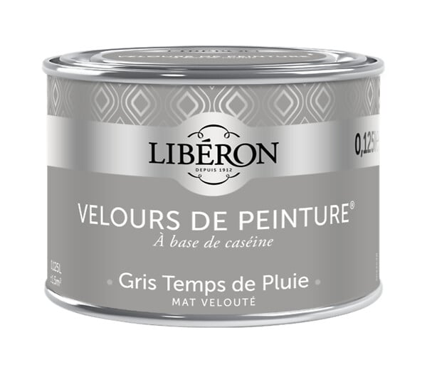 LIBERON - Testeur peinture Velours Peinture Gris Temps Pluie 125ml - large