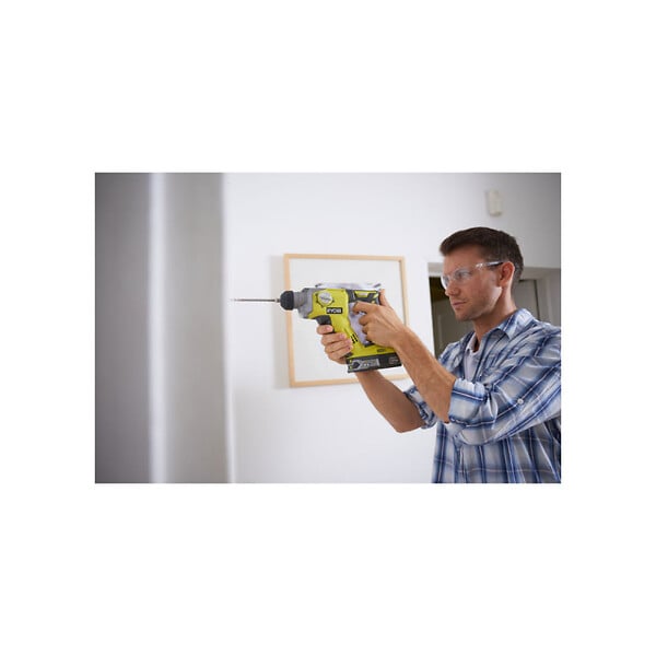 RYOBI - Pack Marteau perforateur RYOBI 18V One+ - 1 batterie LithiumPlus 2.5Ah - Kit 3 burins SDS+ - RAKSPC03 - large