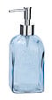 WENKO - Distributeur de savon Vetro - Verre - Bleu - 500 ml - vignette