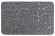 WENKO - Tapis de bain Memory Foam Pebbles - Gris - 50x80cm - vignette