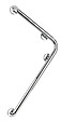 WENKO - Barre d'appui 90° Secura - Aluminium chromé - 78 x 55,5cm - vignette