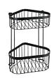 WENKO - Etagère deux niveaux Classic Plus noire - vignette