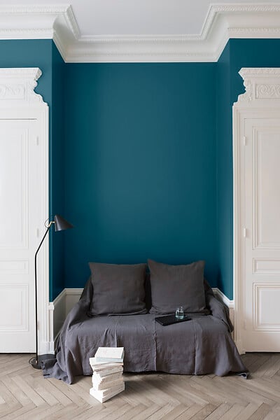 LIBERON - Velours de peinture - Bleu paon - Mat - 0,5L - large