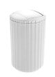 WENKO - Poubelle compacte 3L - Plastique - Minas - Blanc - vignette