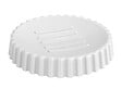 WENKO - Porte-savon plastique Minas - Blanc - Rainures antidérapante - vignette