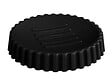 WENKO - Porte-savon polypropylène Minas Noir 11cm - vignette