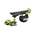 RYOBI - Pack RYOBI Souffleur aspiro-broyeur 18V One+ Brushless OBV18 - 1 batterie 5.0Ah - 1 chargeur rapide 2.0Ah RC18120-150 - vignette
