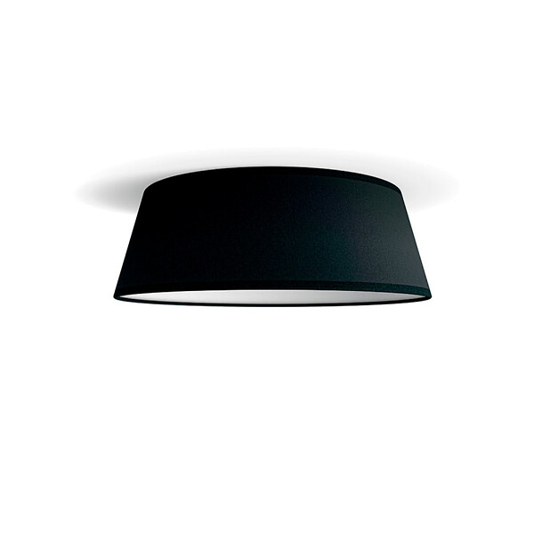 PHILIPS - Plafonnier Noir Circulaire Intérieur LED 14W 110lm (112W) - Blanc Chaud 3000K - large