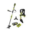 RYOBI - Pack RYOBI débrousailleuse 36V Lithium-ion RBC36X26B - lame 3 dents tri-arc diamètre 26cm RAC117 - vignette