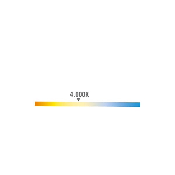 EDM - Veilleuse ronde LED à détecteur avec visière EDM - 0,5W - 5lm - 4000K - 04043 - large