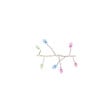 EDM - Guirlande en fil d'argent EDM - esprit de Noël - multicolore - 100 micro-LED - 1,5 m - 71276 - vignette