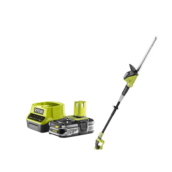 RYOBI - Pack RYOBI taille-haies 18V One+ OPT1845 - 1 Batterie 2.5Ah - 1 Chargeur rapide RC18120-125 - large