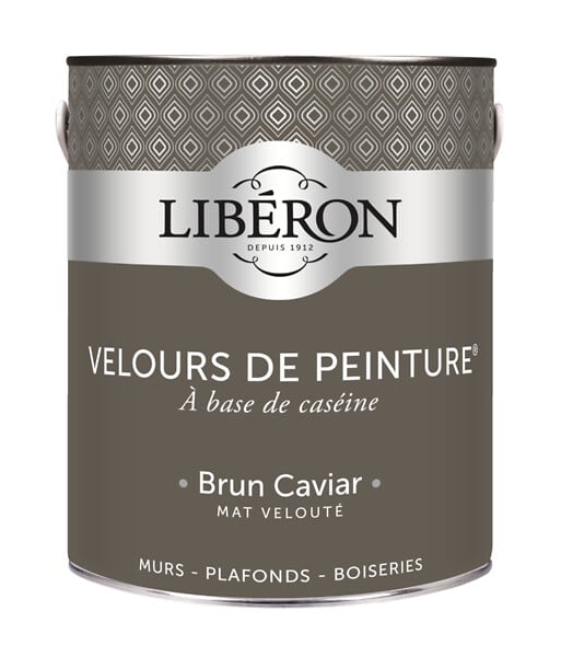 LIBERON - Velours de peinture - Brun caviar - Mat - 2,5L - large
