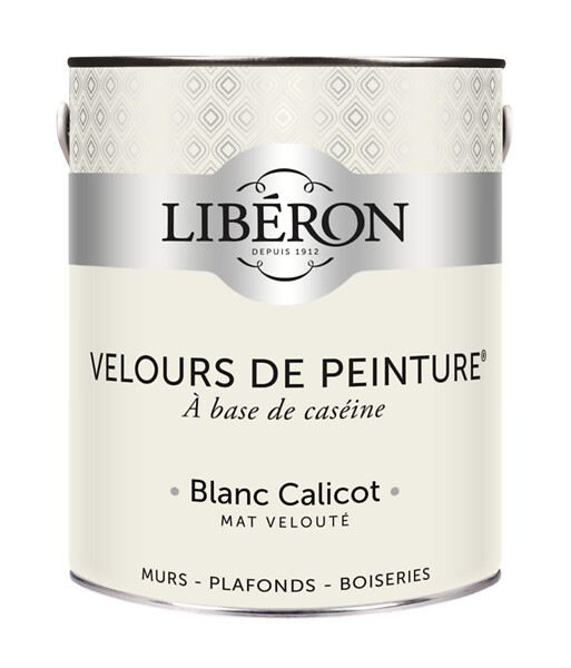 LIBERON - Velours de peinture - Blanc calicot - Mat - 2,5L - large