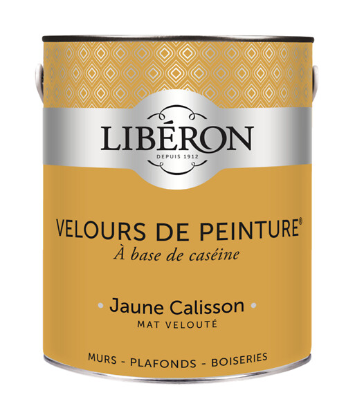 LIBERON - Velours de peinture - Jaune calisson - Mat - 2,5L - large