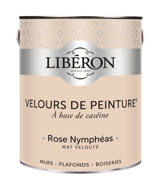 LIBERON - Peinture murale Velours de Peinture - Rose nympheas - 2,5L - large