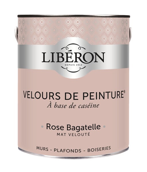 LIBERON - Velours de peinture - Rose bagatelle - Mat - 2,5L - large