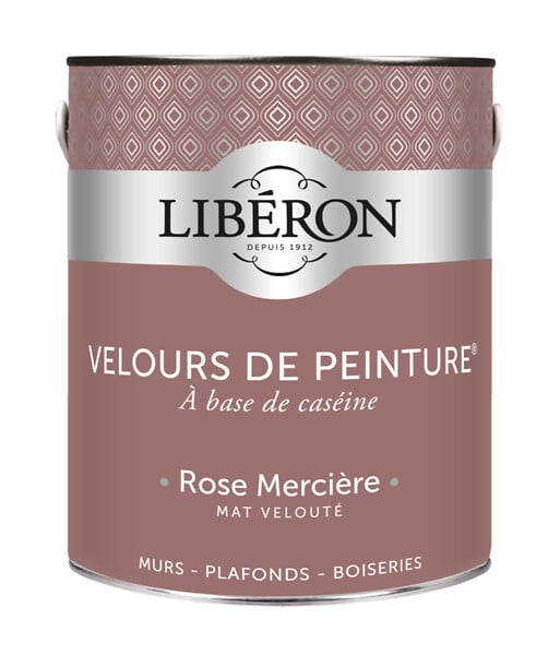 LIBERON - Velours de peinture - Rose mercière - Mat - 2,5L - large