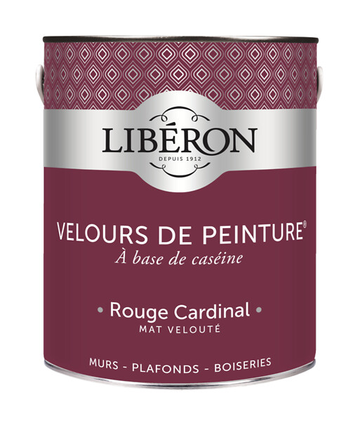 LIBERON - Velours de peinture - Rouge cardinal - Mat - 2,5L - large