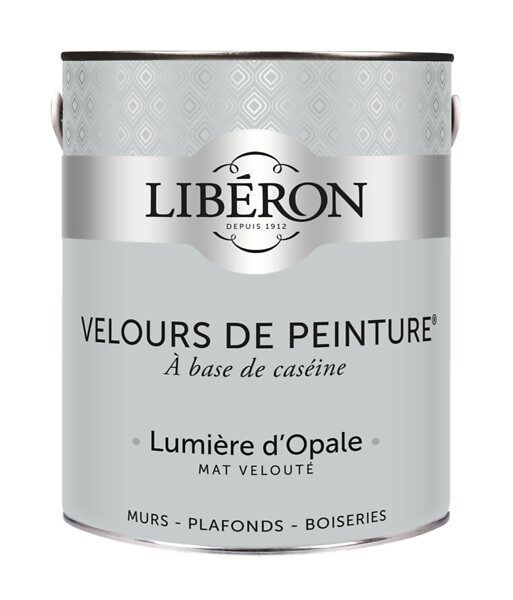 LIBERON - Peinture mate caséine - Velours de Peinture - Opale 2,5L - large