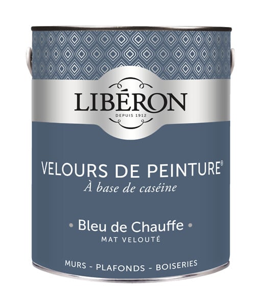LIBERON - Velours de peinture - Bleu de chauffe - Mat - 2,5L - large