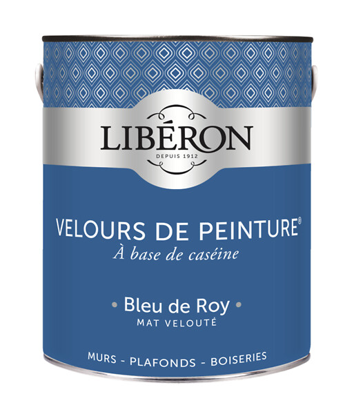 LIBERON - Velours de peinture - Bleu de Roy - Mat - 2,5L - large