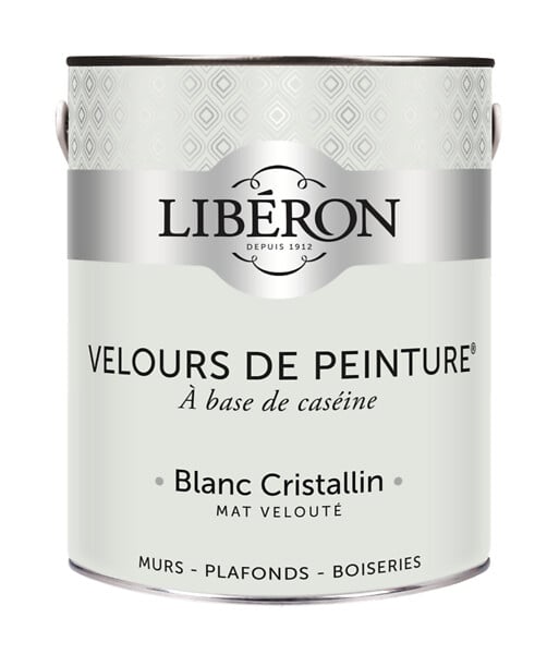 LIBERON - Velours de peinture - Blanc cristallin - Mat - 2,5L - large