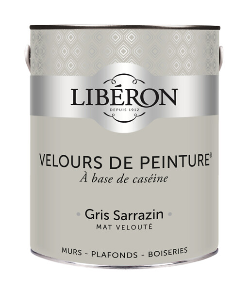 LIBERON - Velours de peinture - Gris sarrazin - Mat - 2,5L - large
