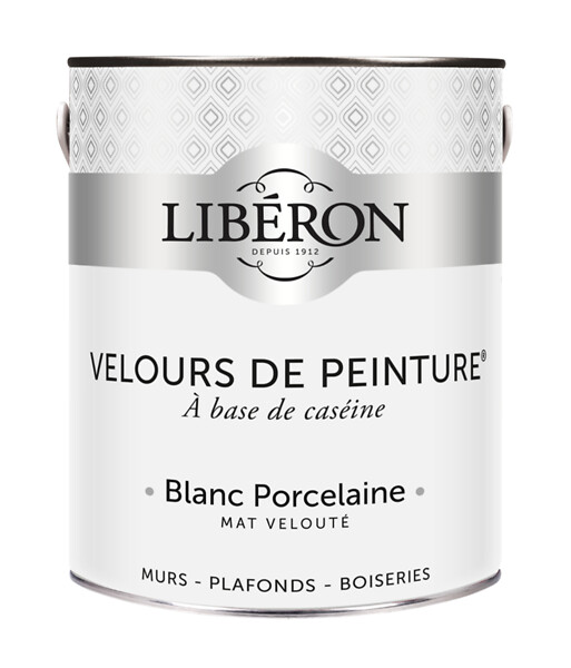 LIBERON - Velours de peinture - Blanc porcelaine - Mat - 2,5L - large
