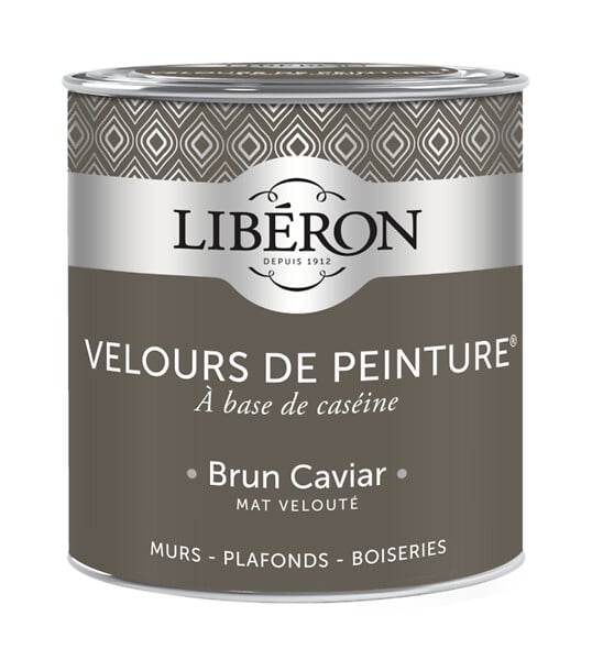 LIBERON - Velours de peinture - Brun caviar - Mat - 0,5L - large