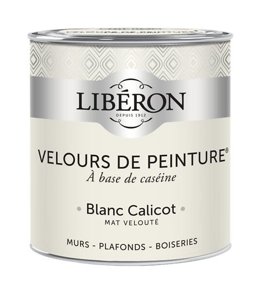 LIBERON - Velours de peinture - Blanc calicot - Mat - 0,5L - large