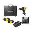 PEUGEOT - Perceuse PEUGEOT ENERGYDRILL-14V15 - 2 batteries 14.4V 1.5 Ah - 1 chargeur - Mallette mixte 108pcs 250310-190646 - vignette
