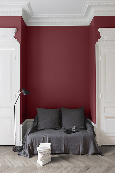 LIBERON - Peinture murale Velours de peinture - Rouge Odéon - 0,5L - large