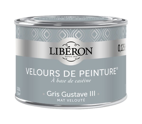LIBERON - Velours de peinture - Gris Gustave III - Mat - 125ml - large