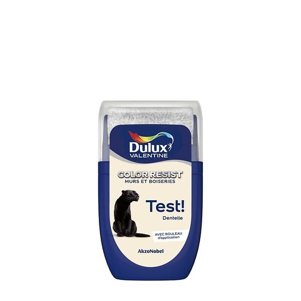 DULUX VALENTINE - Testeur Dulux Valentine Color Resist Mur et Boiserie Dentelle 0,03L - large