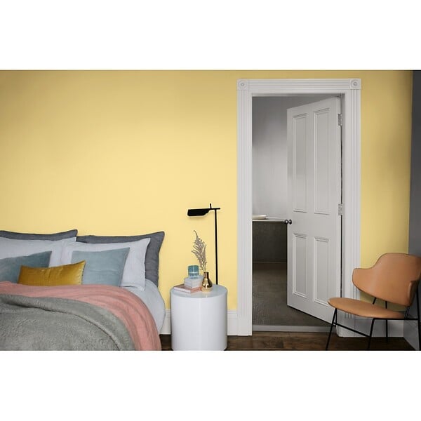 DULUX VALENTINE - Testeur Dulux Valentine Color Resist Mur Boiserie Jaune Citron 0,03L - large