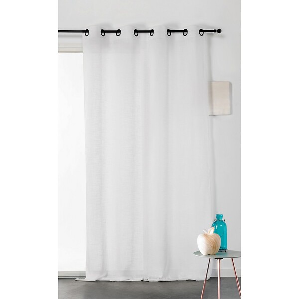 LINDER - Voilage Véronica oeillet 140x240cm blanc - large