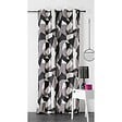 LINDER - Rideau oeillet Camo - Noir et gris anthracite - 145x240cm - vignette