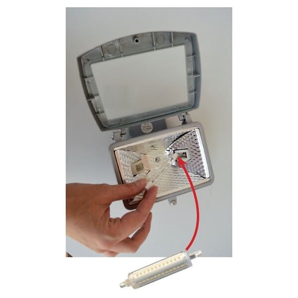 TIBELEC - Tube LED 118 mm 13W 1610lm 230V R7S - large