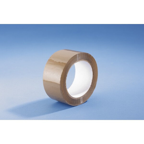 MOTTEZ - Lot de 6 rouleaux adhésif Havane - 48 mm x 100 m - Colle acrylique - large