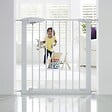 CENTRALE BRICO - Barrière De Sécurité Enfant Munchkin Portillon Semi-auto Métal Blanc, L.73 /79cm - vignette