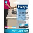 STARWAX - Eponges microfibres - Lot de 2 - Lavables - vignette