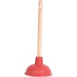 STARWAX - Ventouse WC - Caoutchouc naturel - Rouge - Bois FSC - vignette